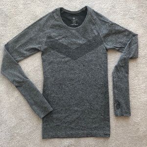 Like New Gray Spandex Long Sleeve